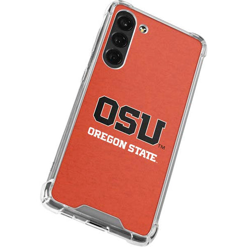 Oregon State University Orange Galaxy S24 FE Clear Case